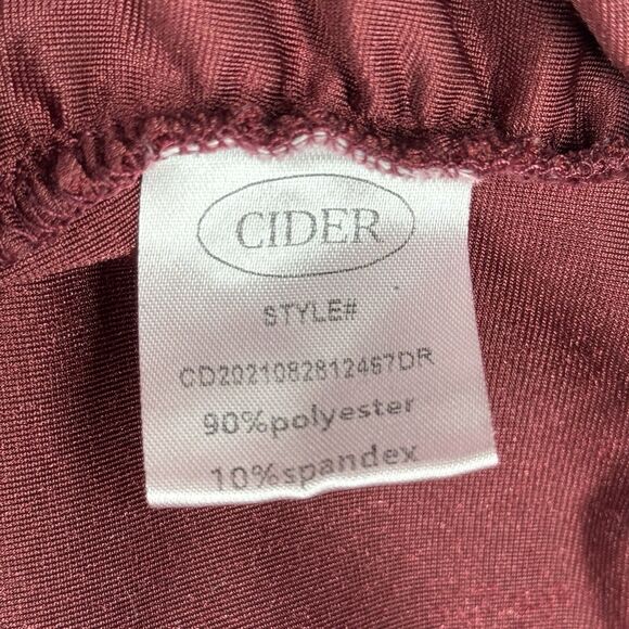 Cider Dress Womens Small Red Velvet Corset Cami Mini Ruched Clubwear Date Night - Picture 8 of 10